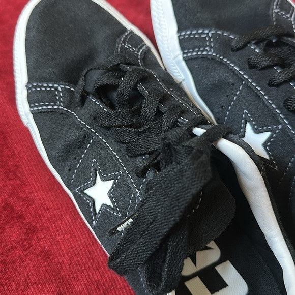 Converse Kids Black and White Sneakers - Picture 10 of 11